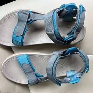 Teva Sandals in Blue and Gray